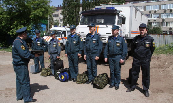 Проверка готовности личного состава ХРЛ в составе оперативной группе ГУ МЧС России по РБ на ликвидацию ЧС